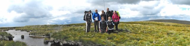 Team from Monkton Combe school on the high Brecons